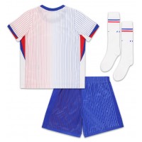Camiseta Francia Segunda Equipación Replica Eurocopa 2024 para niños mangas cortas (+ Pantalones cortos)